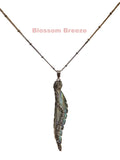 || Blossom Breeze® Mom's Jewelry Collection | Blossom Breeze® Feather Pendant Necklace||