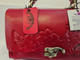 Blossom Breeze Pretty and Chic Red Rose Purse