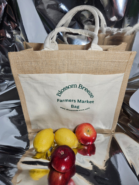 Blossom Breeze  Multipurpose Farmers Market Bag Grab and Go