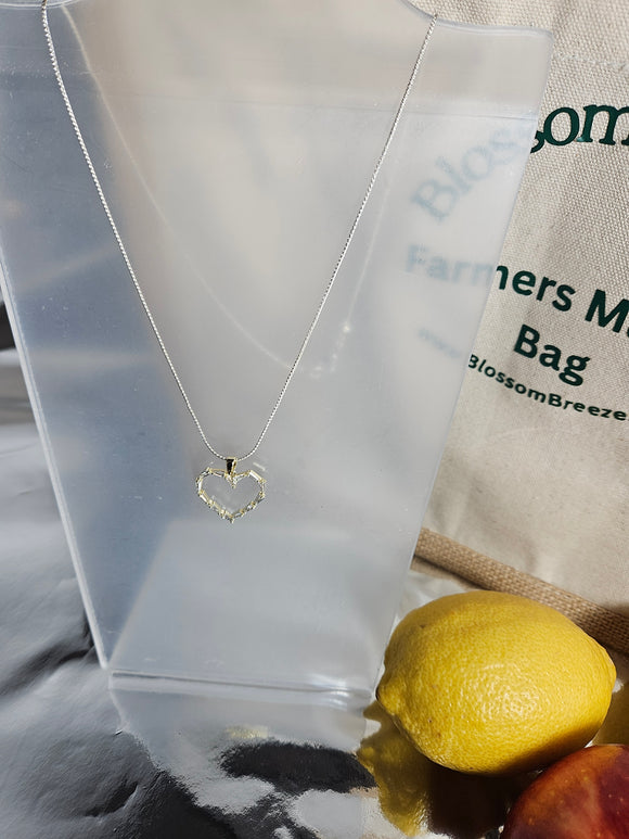 Blossom Breeze® Mom's Open-Heart Shaped Necklace