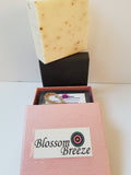 ||Blossom Breeze sets of 2 Hand Crafted Bar Soap Set in Blossom Pink gift paper boxes||
