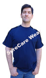 SureCare Wear® by Blossom Breeze® | Comfortable Ocean Blue Post Surgery T-Shirt