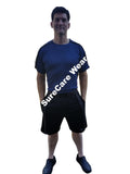 SureCare Wear® ~ Hip / Knee Post Surgery Black Recovery Shorts with Both Sides Open!