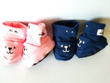 II Blossom Breeze® Pink Cotton Booties Footwear for Newborns II