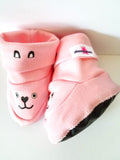 II Blossom Breeze® Pink Cotton Booties Footwear for Newborns II