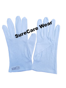 SureCare® Wear by Blossom Breeze®~Women's Lightweight and flexible fit: Cotton Gloves ~ 1 Pair